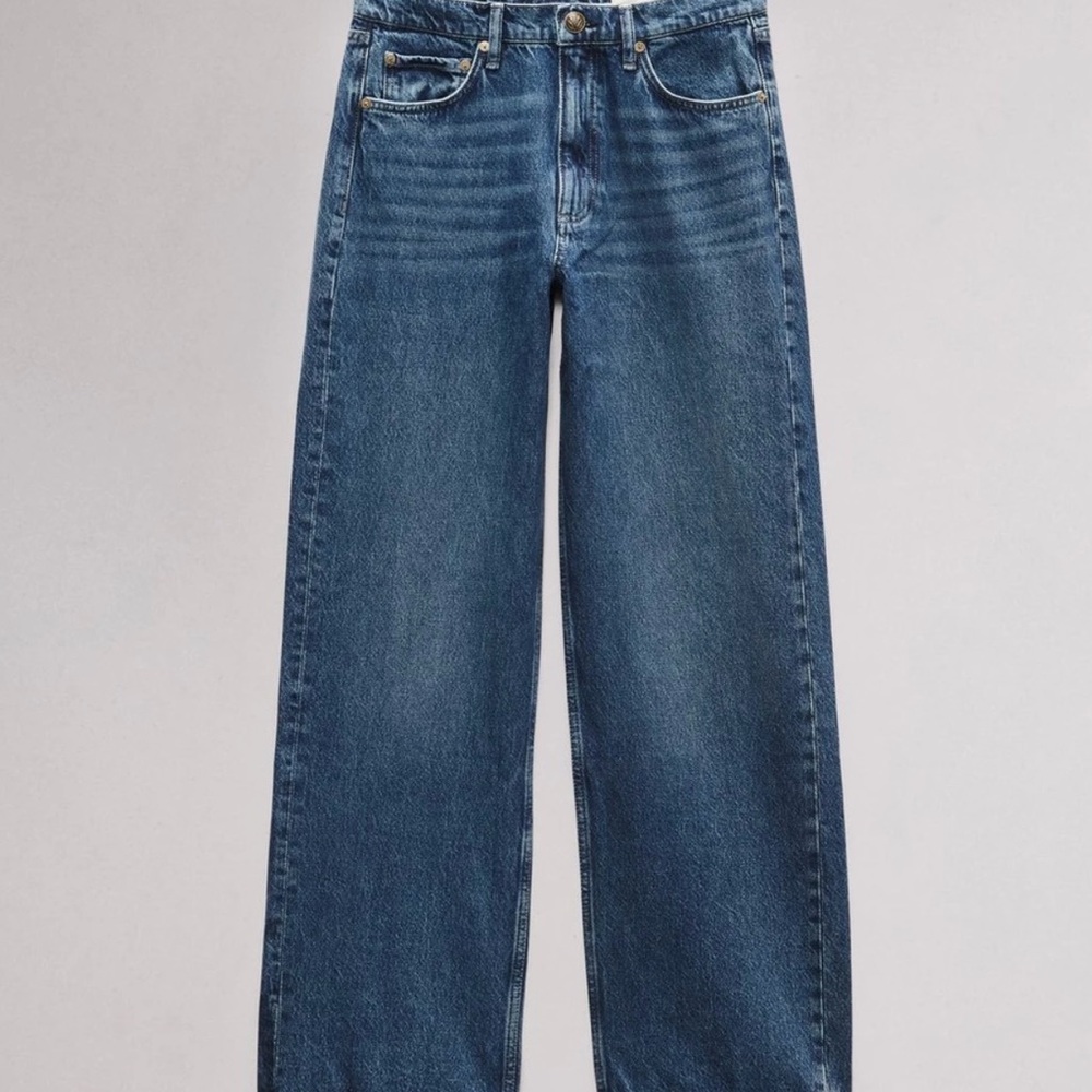 rag & bone High Rise Blue Jeans - Picture 4 of 9